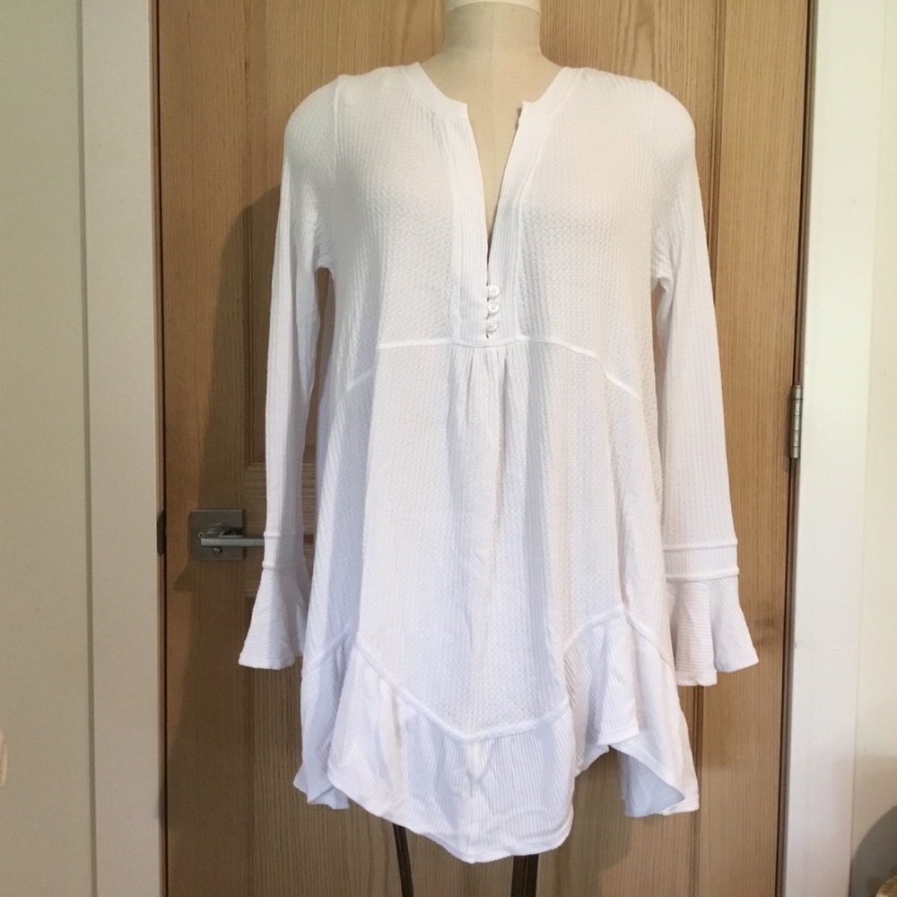 Free People waffle-knit tunic -